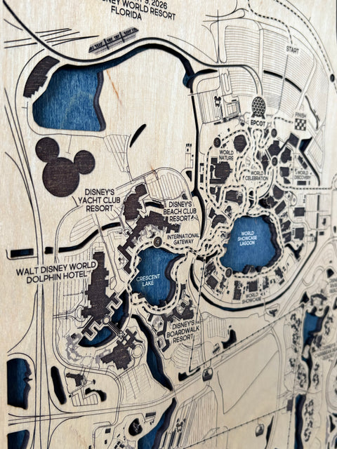 Personalized runDisney® Course Map