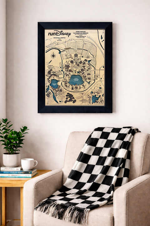 Personalized runDisney® Course Map