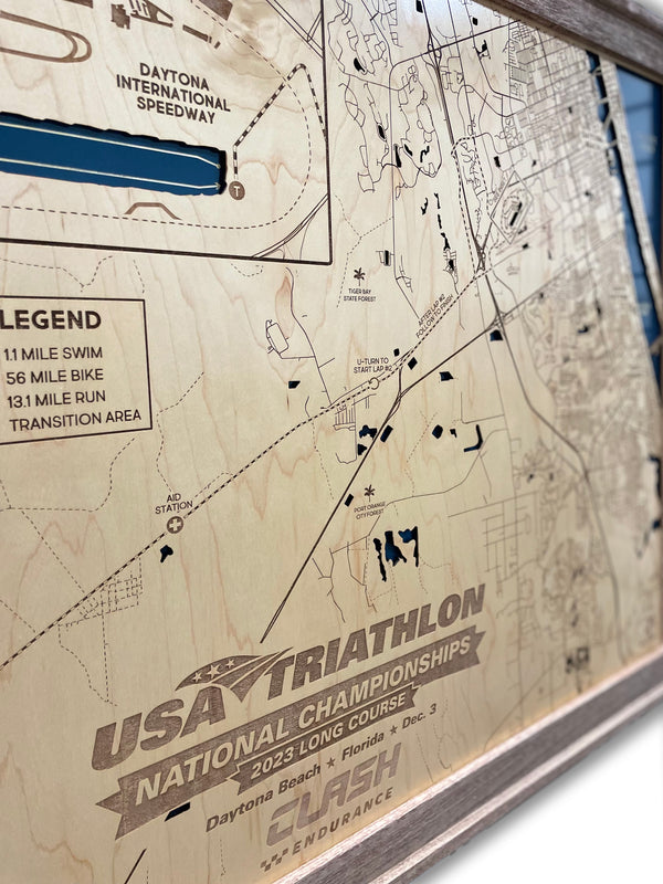 CLASH DAYTONA - USA TRIATHLON NATIONAL CHAMPIONSHIPS – Race Maps